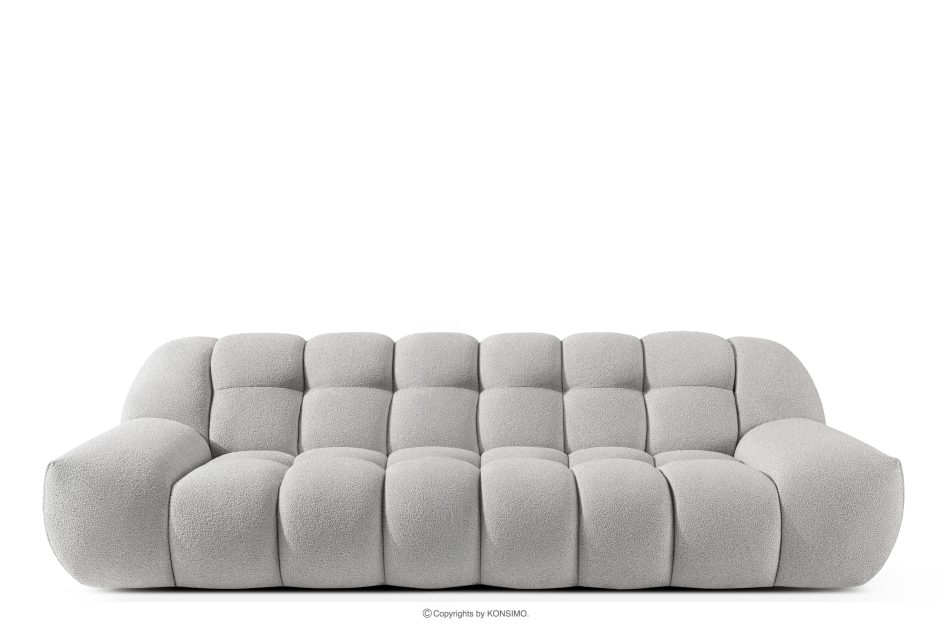 VENA Obývacia izba v japandi štýle čalúnená nábytková zostava svetlosivá svetlosivá - obrázok 2