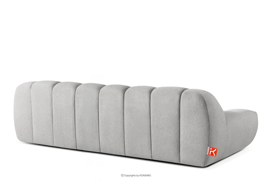 VENA Obývacia izba v japandi štýle čalúnená nábytková zostava svetlosivá svetlosivá - obrázok 5