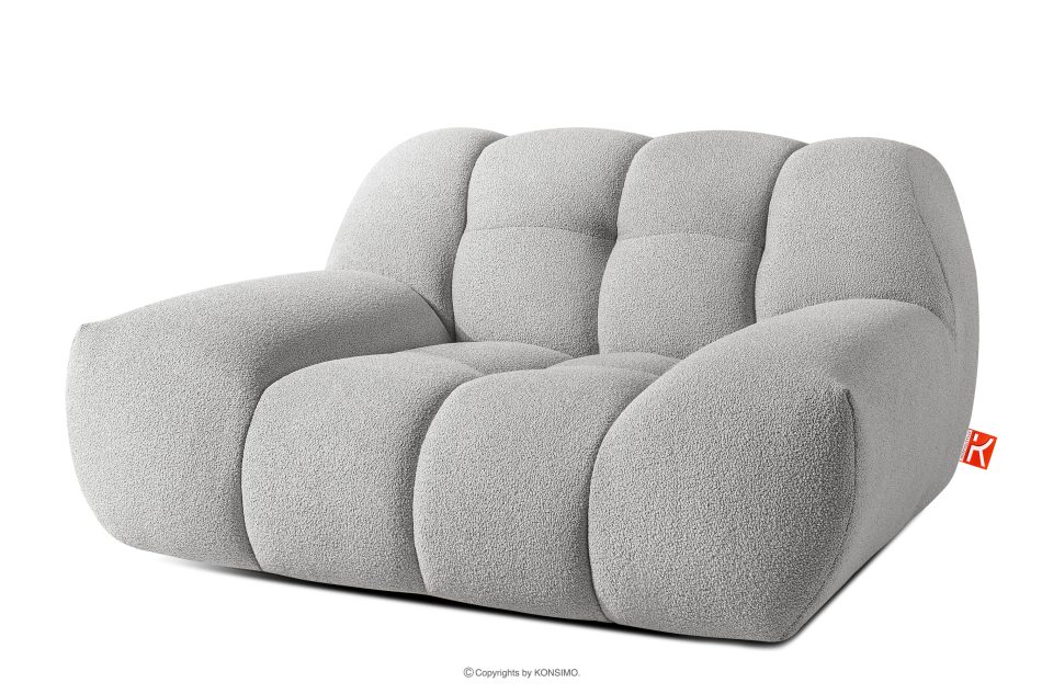 VENA Obývacia izba v japandi štýle čalúnená nábytková zostava svetlosivá svetlosivá - obrázok 10