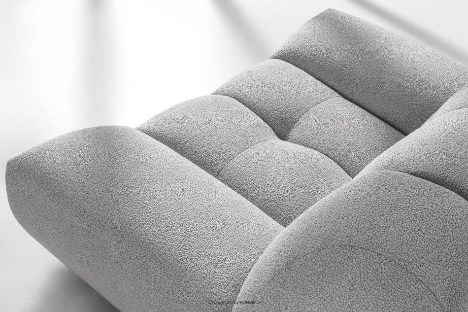 VENA Obývacia izba v japandi štýle čalúnená nábytková zostava svetlosivá svetlosivá - obrázok 13