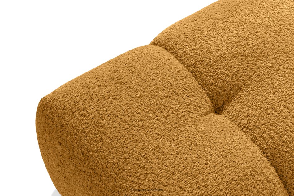 RAVIA Japandi prošívaný pouffe medový medová - obrázok 3