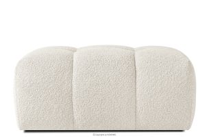 RAVIA, https://konsimo.sk/kolekcie/ravia/ japandi prošívaný puf boucle bílý bílá - obrázok