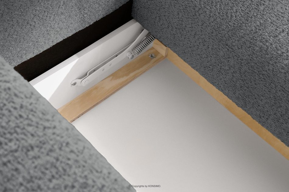 RAVIA Japandi boucle prošívaná rohová pohovka levá tmavě šedá tmavě šedá - obrázok 15