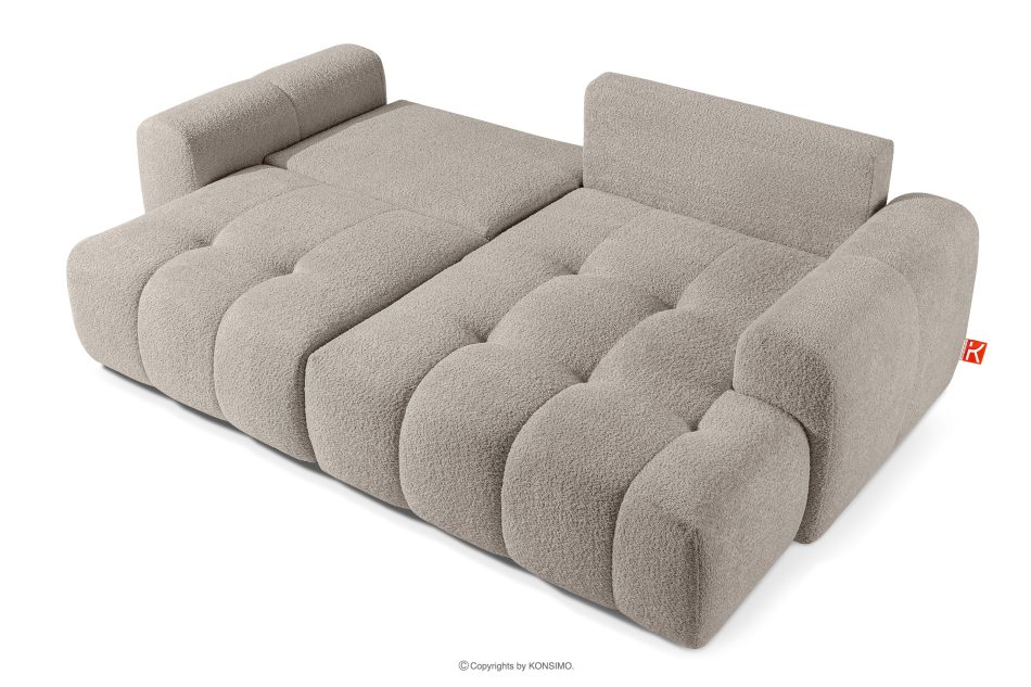 RAVIA Japandi obývací souprava ve stylu boucle šedá šedá - obrázok 8