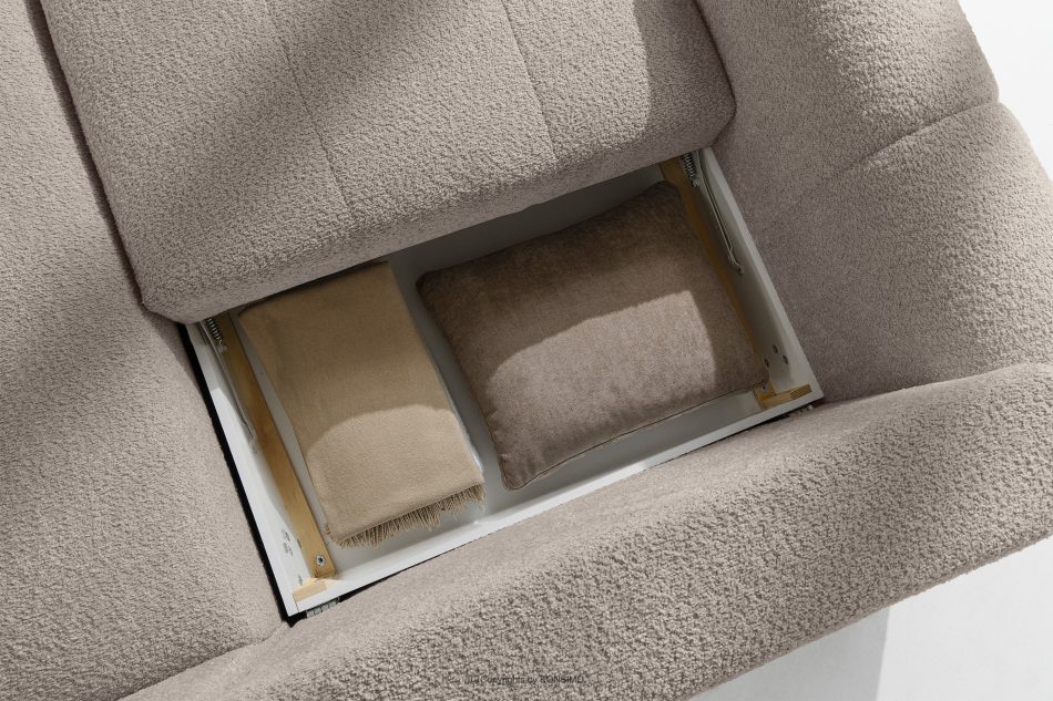 RAVIA Japandi obývací souprava ve stylu boucle šedá šedá - obrázok 15