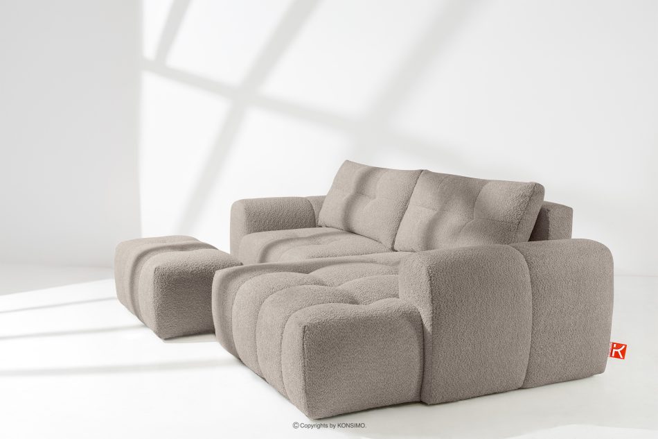 RAVIA Japandi obývací souprava ve stylu boucle šedá šedá - obrázok 20