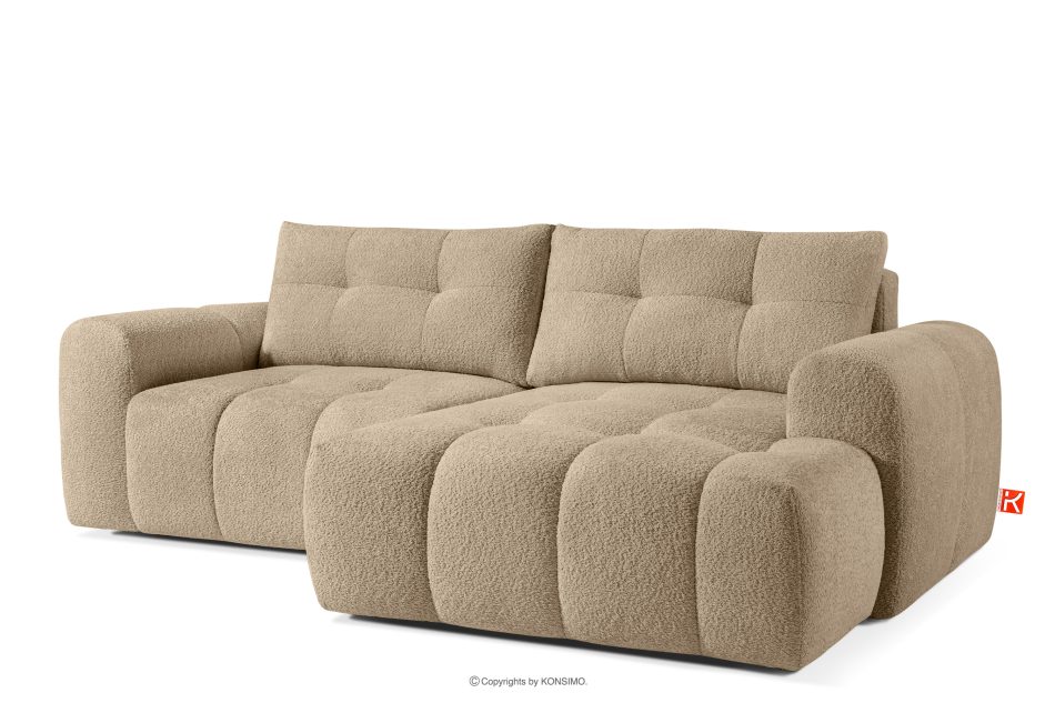 RAVIA Japandi obývací souprava ve stylu boucle béžová béžová - obrázok 5