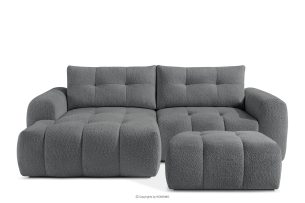 RAVIA, https://konsimo.sk/kolekcie/ravia/ Japandi souprava boucle lounge suite tmavě šedá tmavě šedá - obrázok