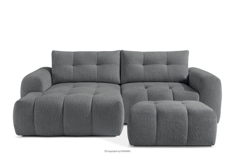 RAVIA Japandi souprava boucle lounge suite tmavě šedá tmavě šedá - obrázok 0