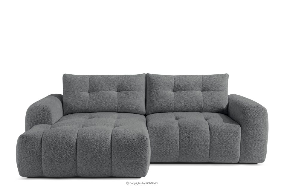 RAVIA Japandi souprava boucle lounge suite tmavě šedá tmavě šedá - obrázok 4