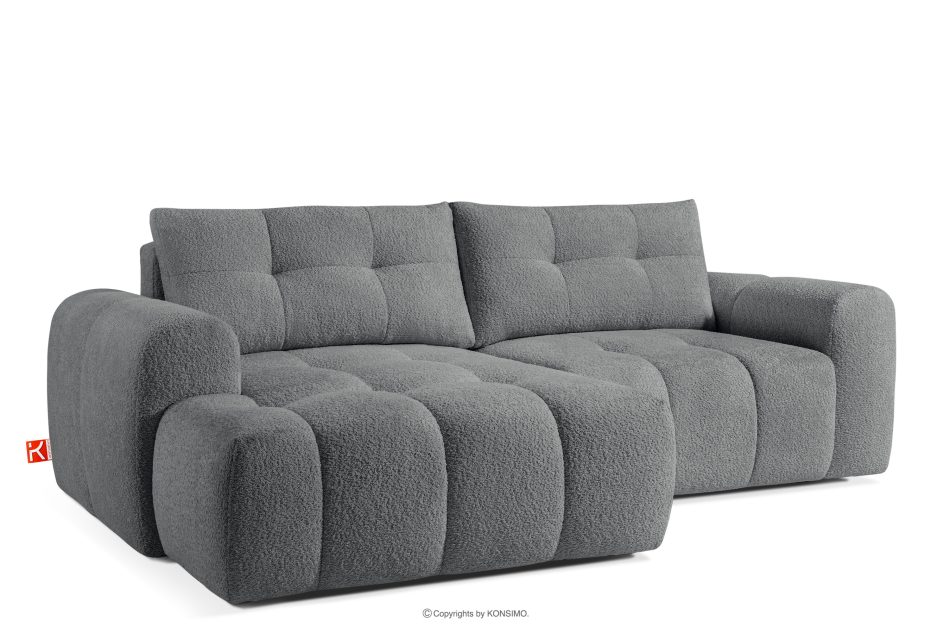 RAVIA Japandi souprava boucle lounge suite tmavě šedá tmavě šedá - obrázok 5