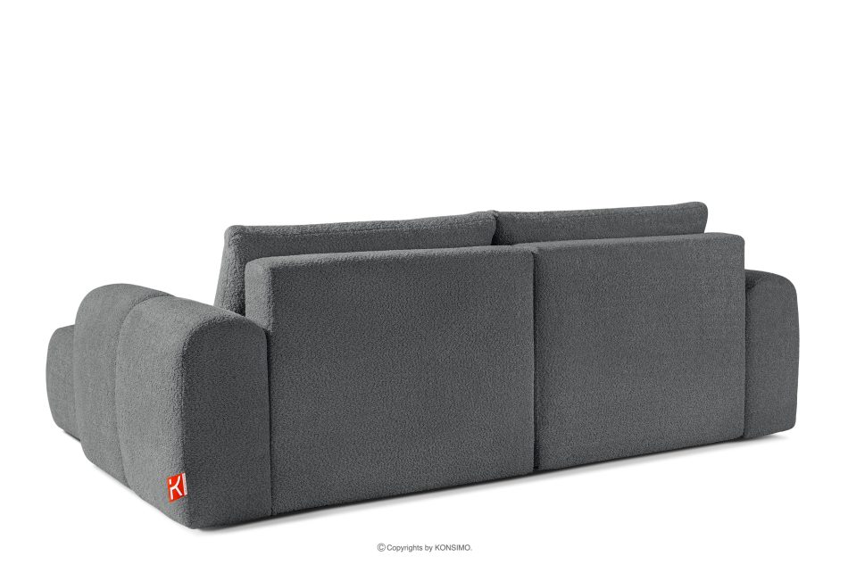 RAVIA Japandi souprava boucle lounge suite tmavě šedá tmavě šedá - obrázok 7