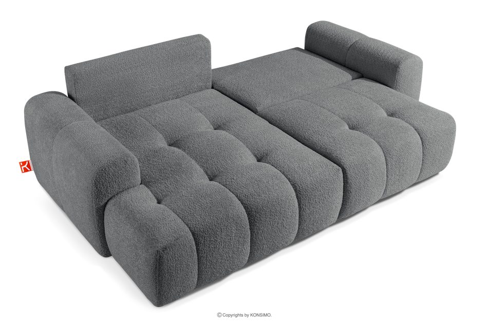 RAVIA Japandi souprava boucle lounge suite tmavě šedá tmavě šedá - obrázok 8