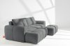 RAVIA Japandi souprava boucle lounge suite tmavě šedá tmavě šedá - obrázok 21