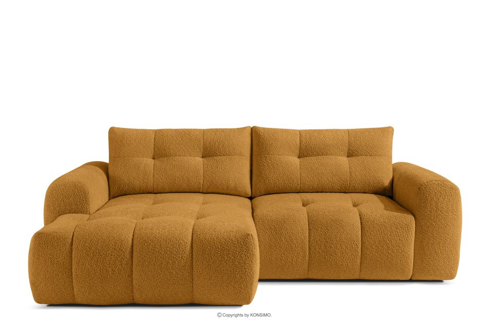 RAVIA Japandi obývací souprava boucle lounge medová medová - obrázok 4