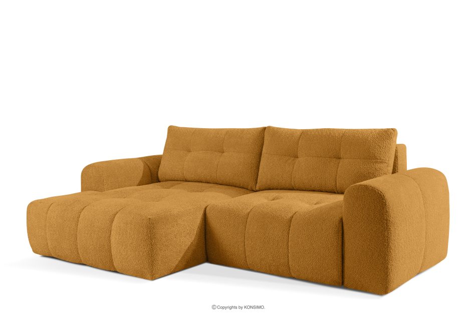 RAVIA Japandi obývací souprava boucle lounge medová medová - obrázok 6
