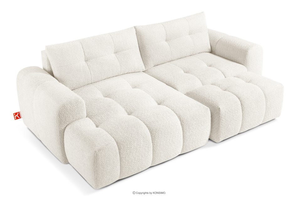 RAVIA Japandi obývací souprava boucle lounge suite bílá bílá - obrázok 3