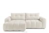 RAVIA Japandi obývací souprava boucle lounge suite bílá bílá - obrázok 5