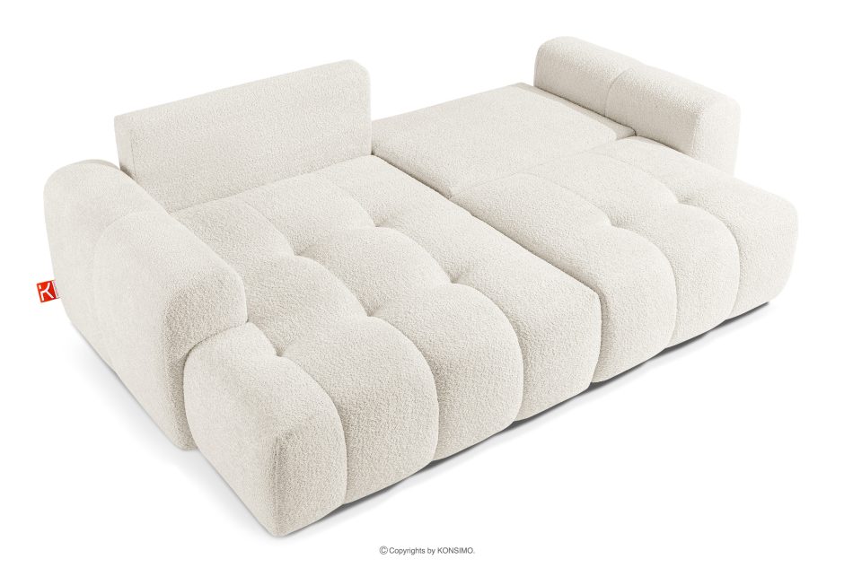 RAVIA Japandi obývací souprava boucle lounge suite bílá bílá - obrázok 7