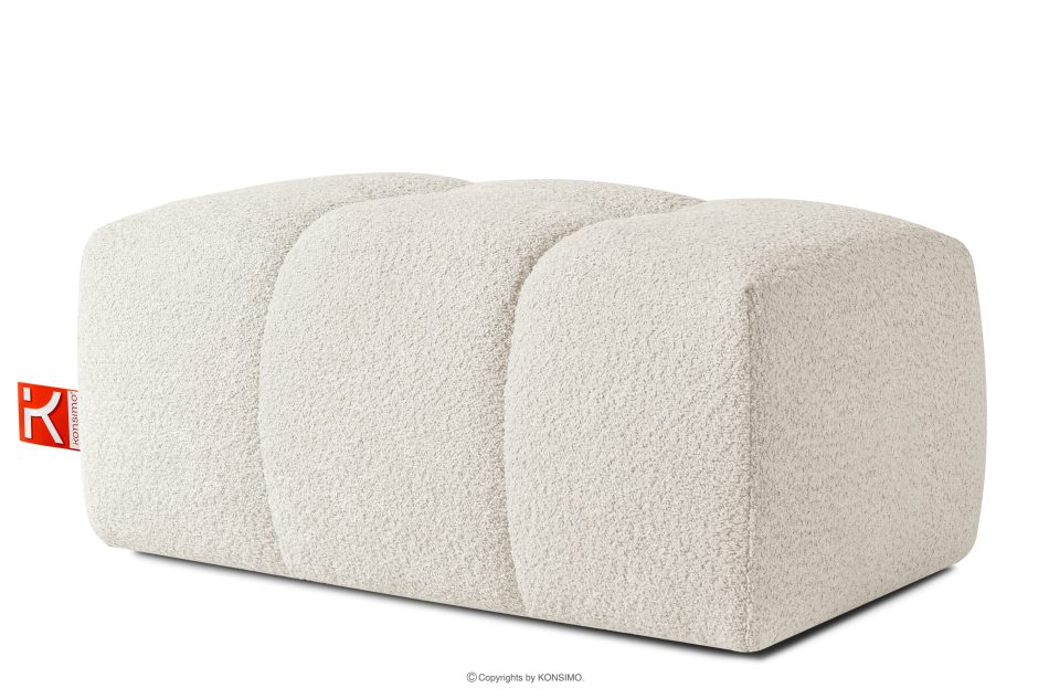 RAVIA Japandi obývací souprava boucle lounge suite bílá bílá - obrázok 17