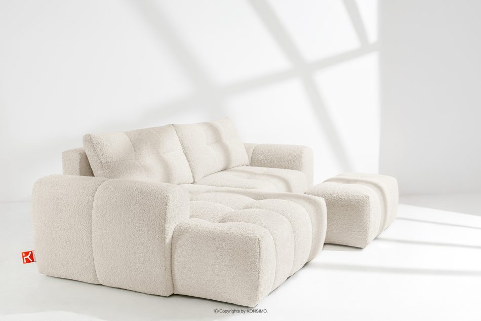 RAVIA Japandi obývací souprava boucle lounge suite bílá bílá - obrázok 19