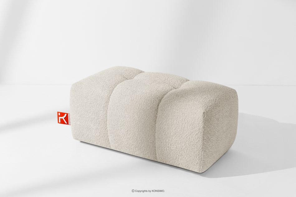 RAVIA Japandi obývací souprava boucle lounge suite bílá bílá - obrázok 23