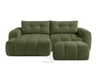 Japandi obývací souprava boucle lounge olivová