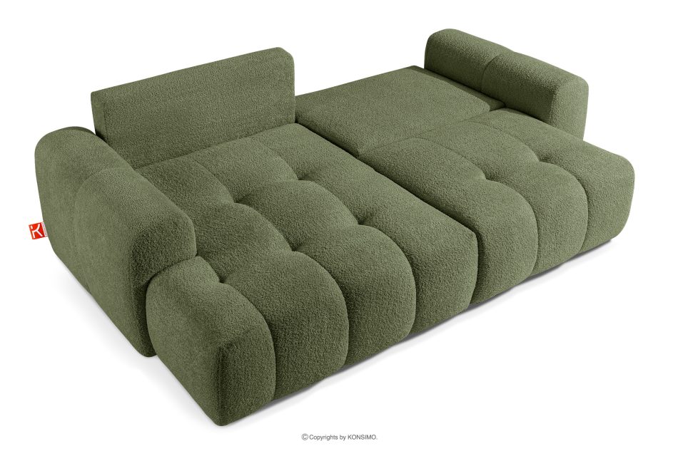 RAVIA Japandi obývací souprava boucle lounge olivová olivová - obrázok 8