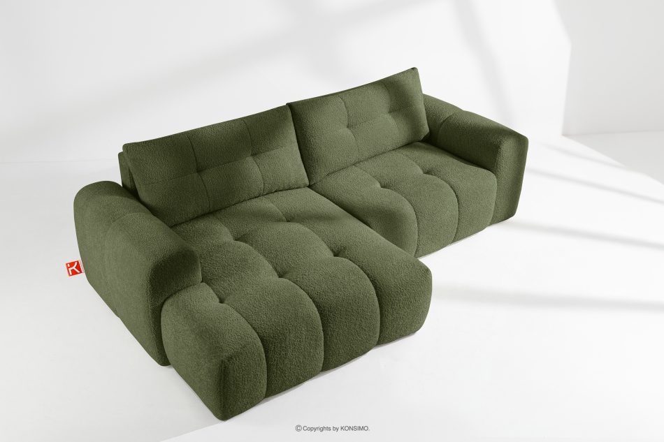 RAVIA Japandi obývací souprava boucle lounge olivová olivová - obrázok 21