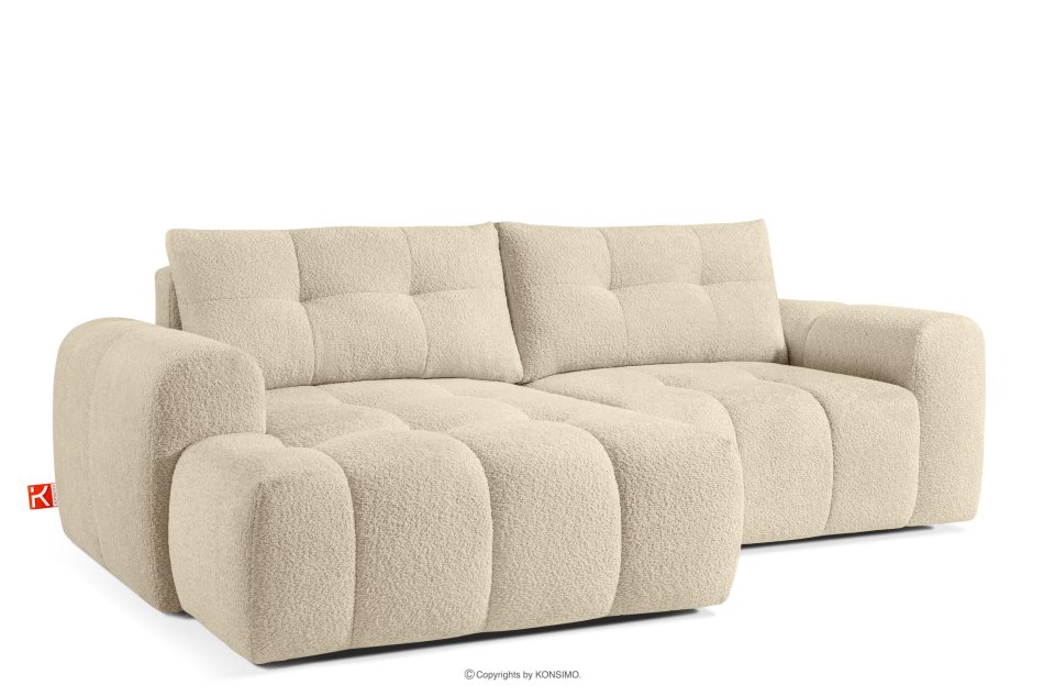 RAVIA Japandi obývací souprava ve stylu boucle světle béžová světle béžová - obrázok 5