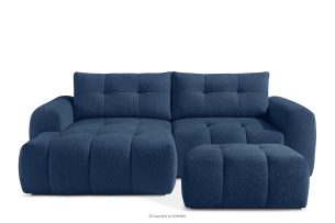 RAVIA, https://konsimo.sk/kolekcie/ravia/ Japandi obývací souprava boucle lounge suite tmavě modrá tmavě modrá - obrázok