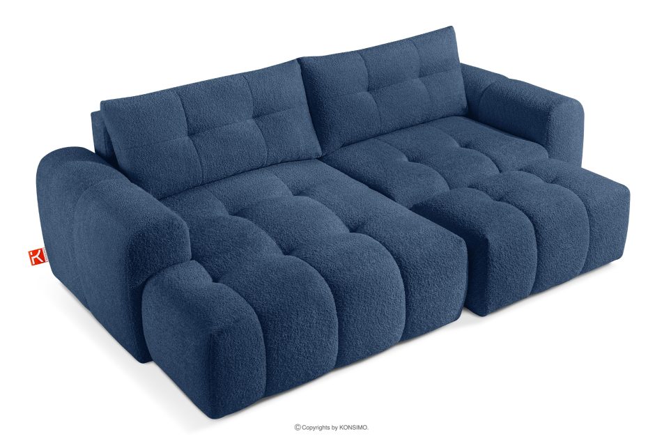RAVIA Japandi obývací souprava boucle lounge suite tmavě modrá tmavě modrá - obrázok 3