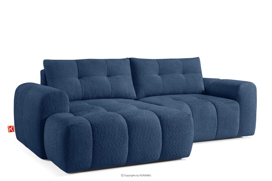 RAVIA Japandi obývací souprava boucle lounge suite tmavě modrá tmavě modrá - obrázok 5