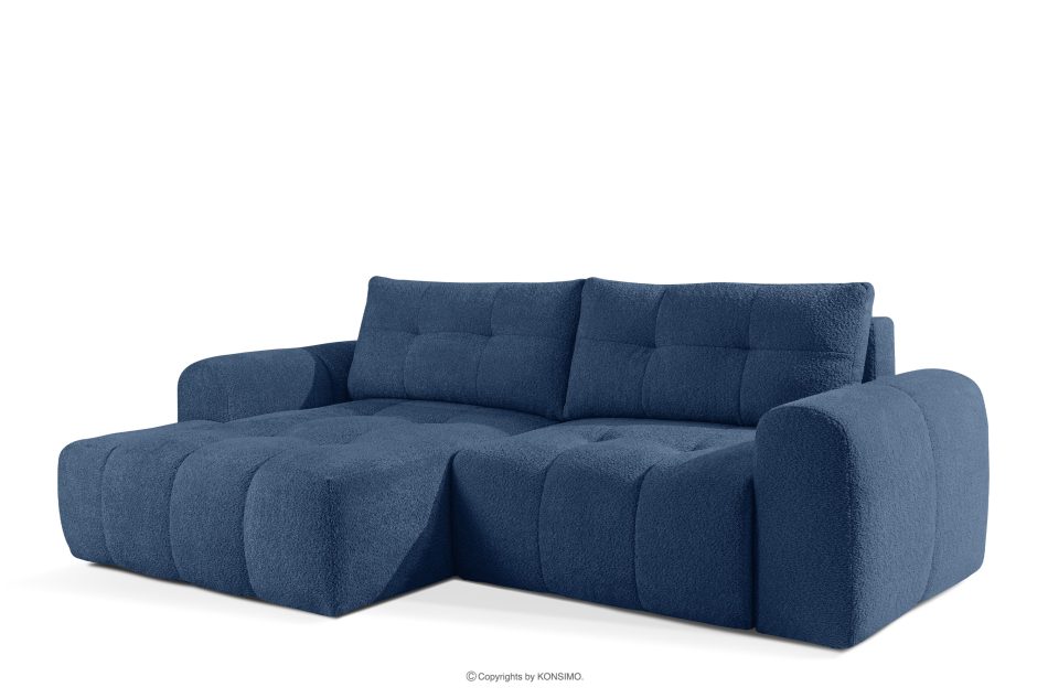 RAVIA Japandi obývací souprava boucle lounge suite tmavě modrá tmavě modrá - obrázok 6