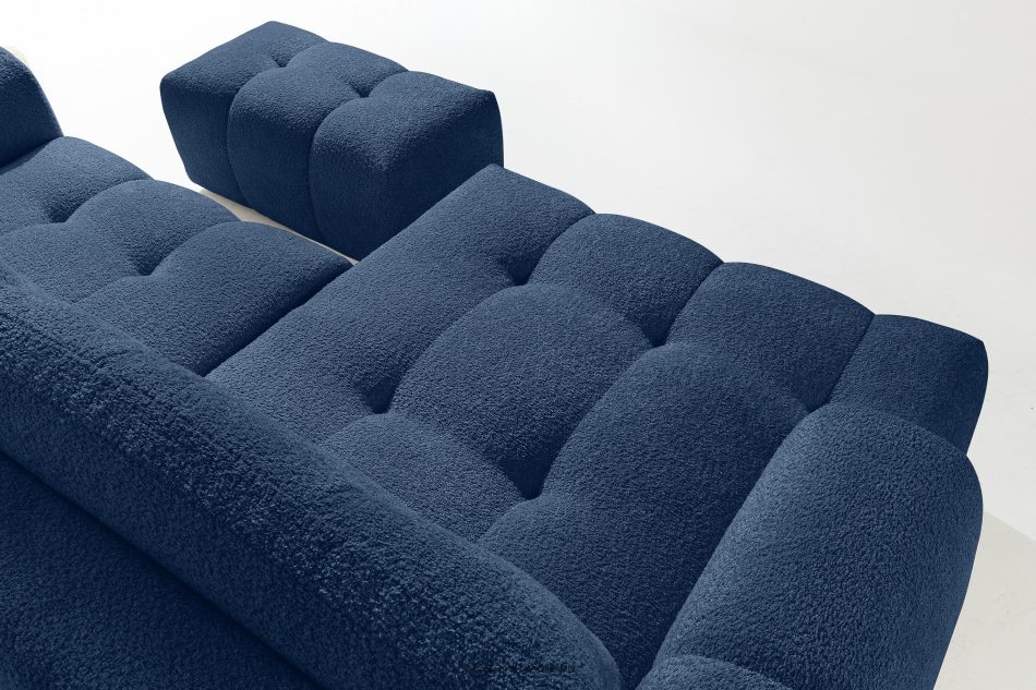 RAVIA Japandi obývací souprava boucle lounge suite tmavě modrá tmavě modrá - obrázok 10