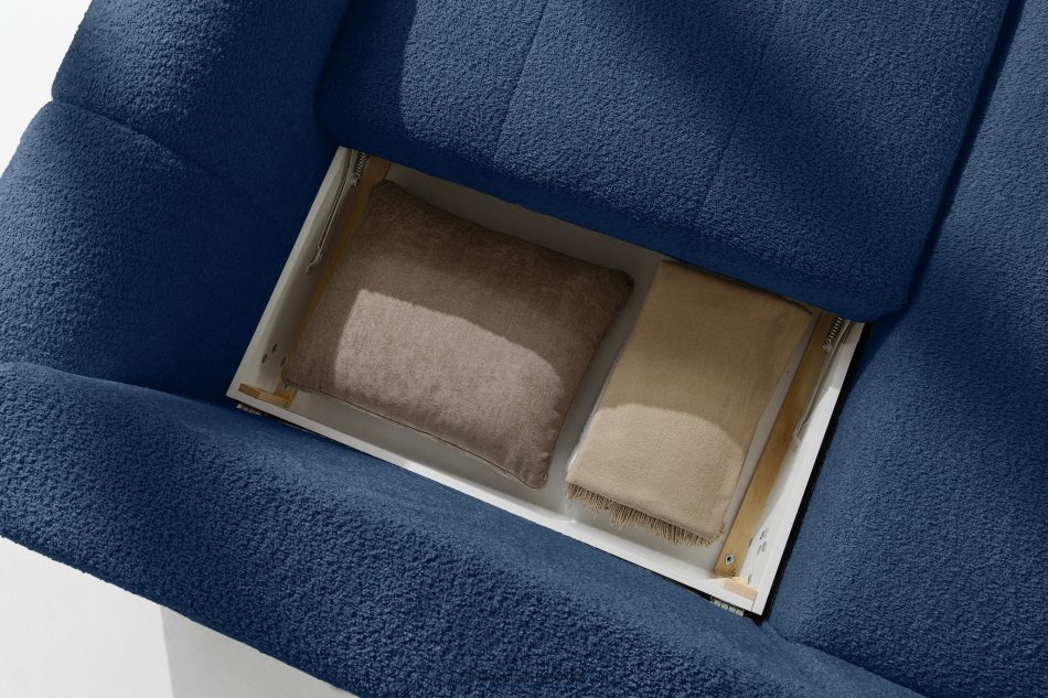 RAVIA Japandi obývací souprava boucle lounge suite tmavě modrá tmavě modrá - obrázok 14