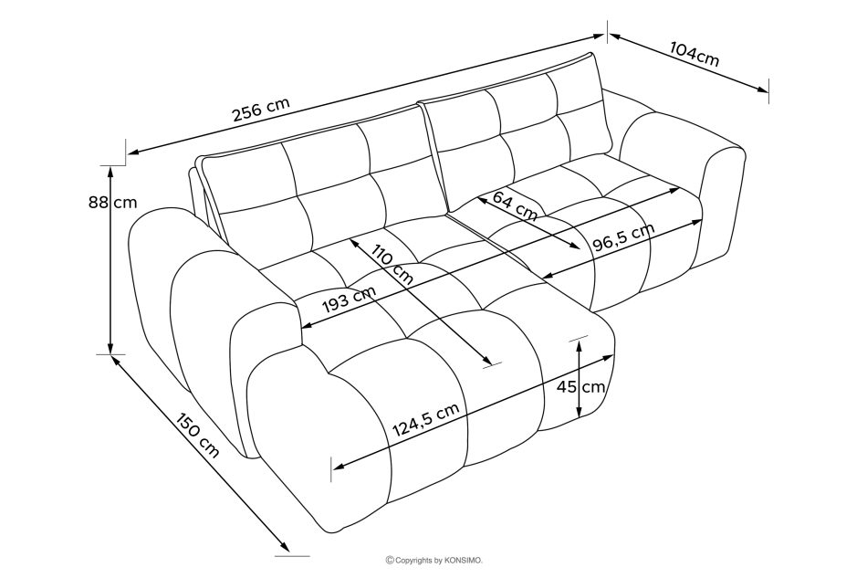 RAVIA Japandi obývací souprava boucle lounge suite tmavě modrá tmavě modrá - obrázok 24
