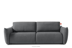 LAVIS, https://konsimo.sk/kolekcie/lavis/ Moderná pohovka s úložným priestorom na posteľnú bielizeň v grafitovej farbe grafitová - obrázok