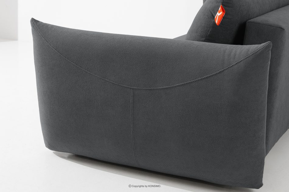 LAVIS Moderná pohovka s úložným priestorom na posteľnú bielizeň v grafitovej farbe grafitová - obrázok 6