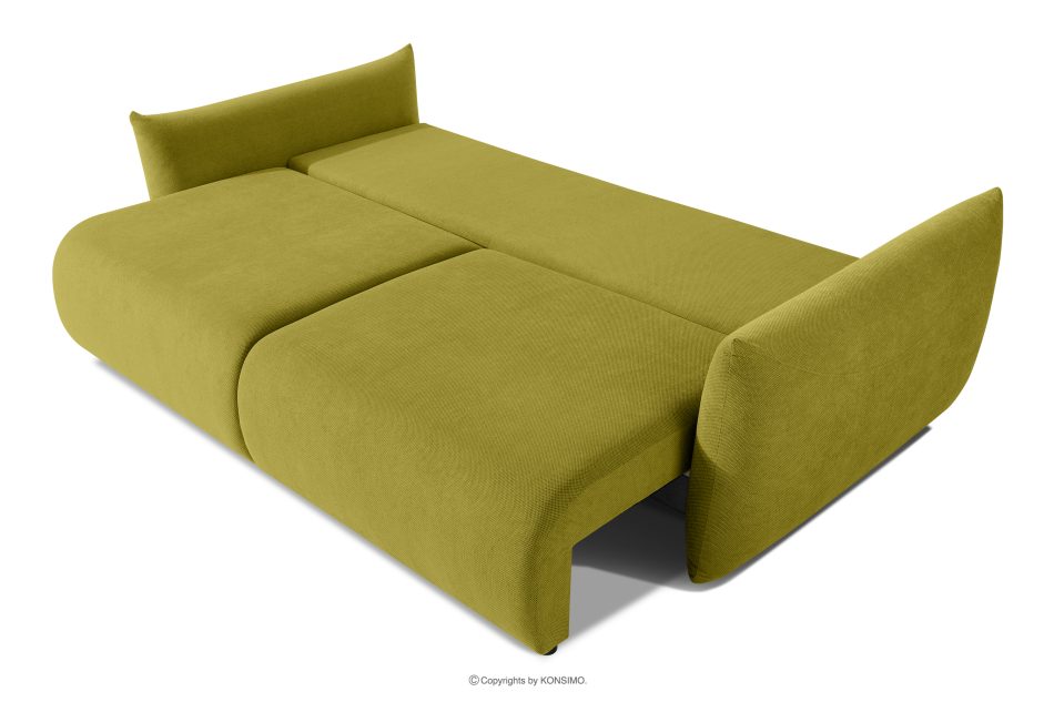 LAVIS Moderná pohovka s úložným priestorom na posteľnú bielizeň v olivovej farbe olivová - obrázok 4