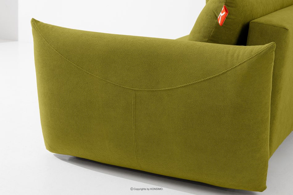 LAVIS Moderná pohovka s úložným priestorom na posteľnú bielizeň v olivovej farbe olivová - obrázok 6