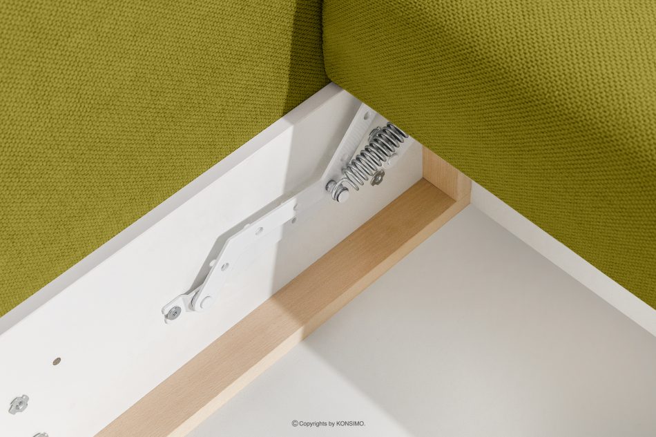 LAVIS Moderná pohovka s úložným priestorom na posteľnú bielizeň v olivovej farbe olivová - obrázok 8