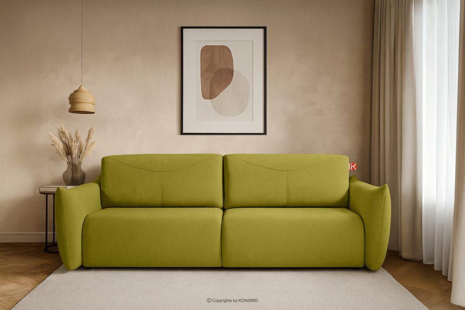 LAVIS Moderná pohovka s úložným priestorom na posteľnú bielizeň v olivovej farbe olivová - obrázok 11