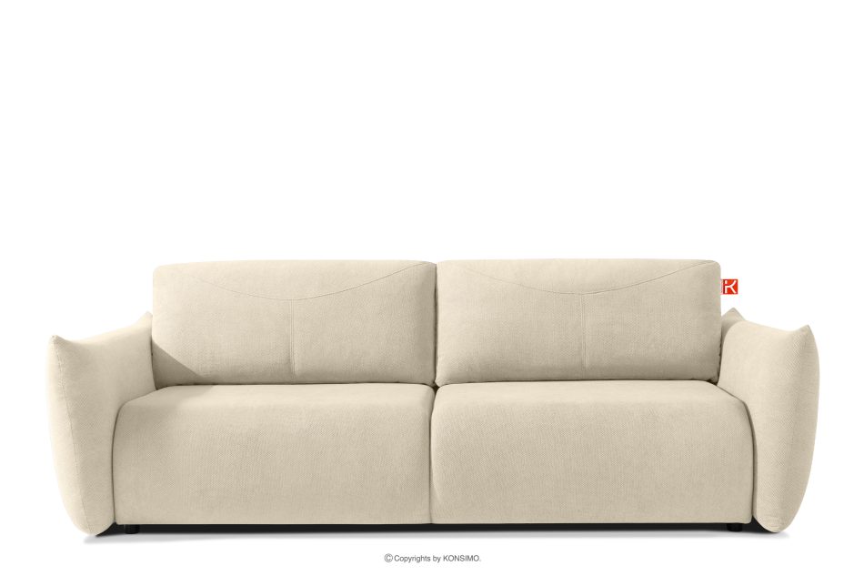 LAVIS Moderná pohovka s úložným priestorom na posteľnú bielizeň v ecru farbe ecru - obrázok 0