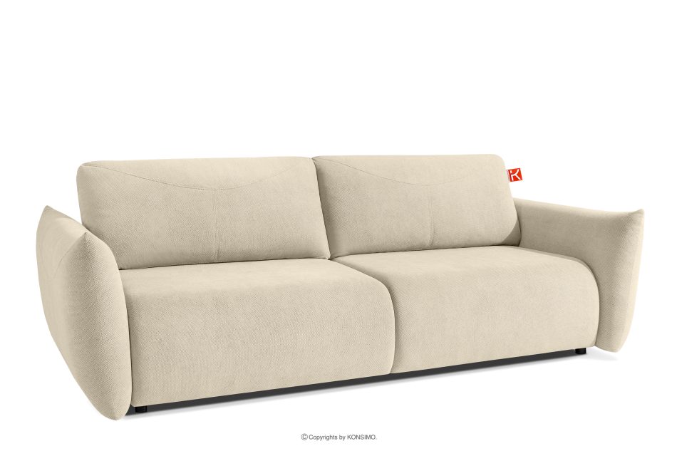 LAVIS Moderná pohovka s úložným priestorom na posteľnú bielizeň v ecru farbe ecru - obrázok 2