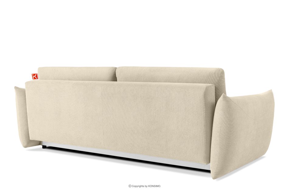 LAVIS Moderná pohovka s úložným priestorom na posteľnú bielizeň v ecru farbe ecru - obrázok 3