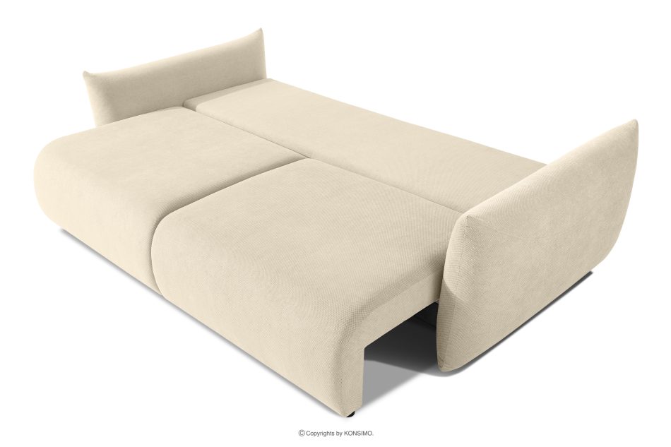 LAVIS Moderná pohovka s úložným priestorom na posteľnú bielizeň v ecru farbe ecru - obrázok 4