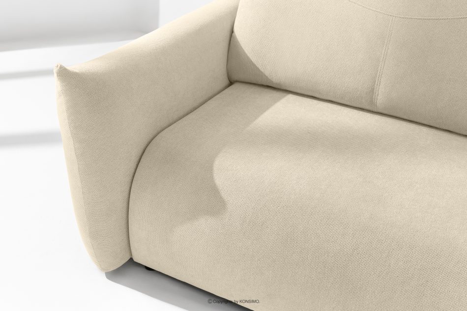 LAVIS Moderná pohovka s úložným priestorom na posteľnú bielizeň v ecru farbe ecru - obrázok 5