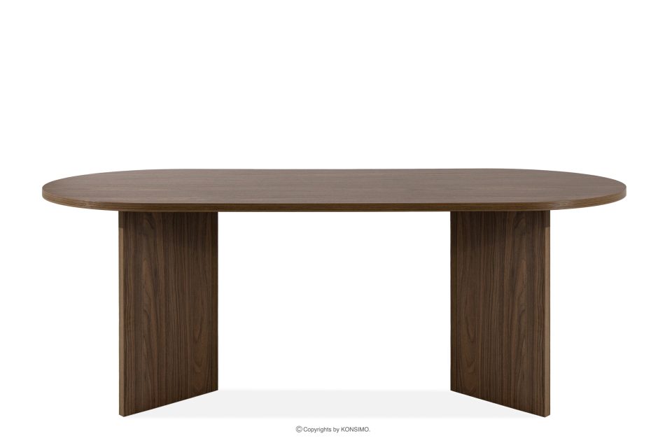 FABER Jedálenský stôl v modernom štýle tmavý orech tmavý orech - obrázok 0