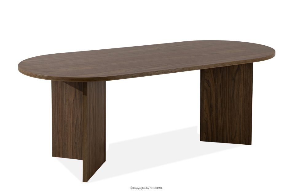 FABER Jedálenský stôl v modernom štýle tmavý orech tmavý orech - obrázok 3